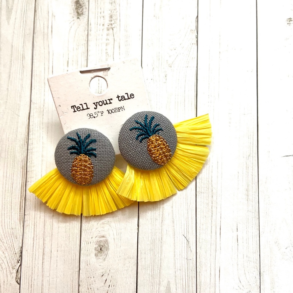 Pineapple earrings